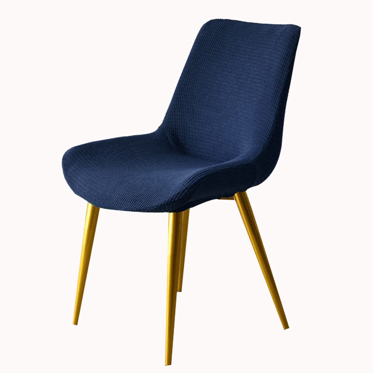 Housse en velours beige pour chaises de cuisine et repas