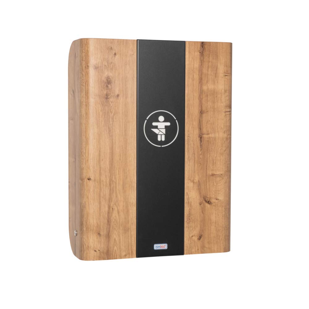 Pamplona Wickeltisch Timkid Kawaform midi klappbar Wandwickeltisch Formholz weiß inkl. Wickelauflage