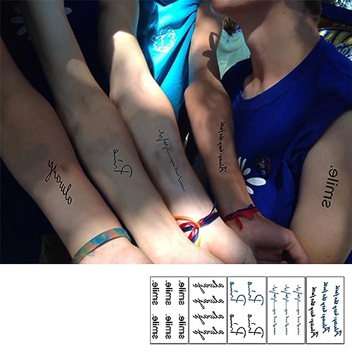 WKRTDY Set di Tatuaggi Temporanei - 30 Fogli di