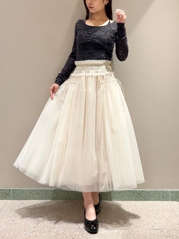 Amazon | Chacottレース柄編みプルオーバー SWCT251001DGRYF