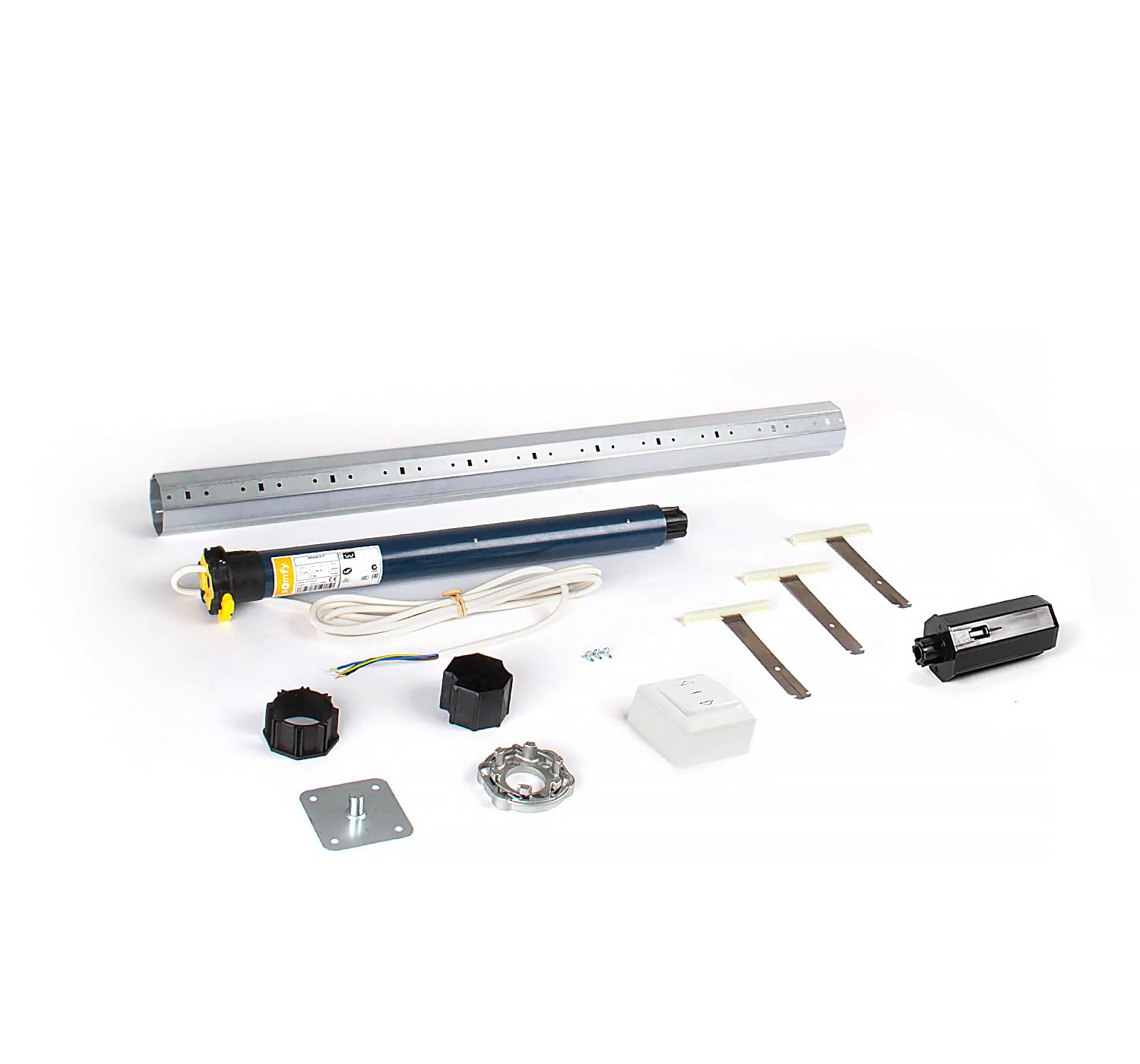 Kit de eje motorizado para persiana Motor con cable Somfy (10 nm, 1,5 m, diámetro de 60 mm)