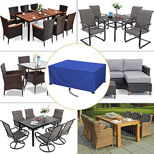 Housse table terrasse rotin évite moisissure bâche étanche bâche 420D