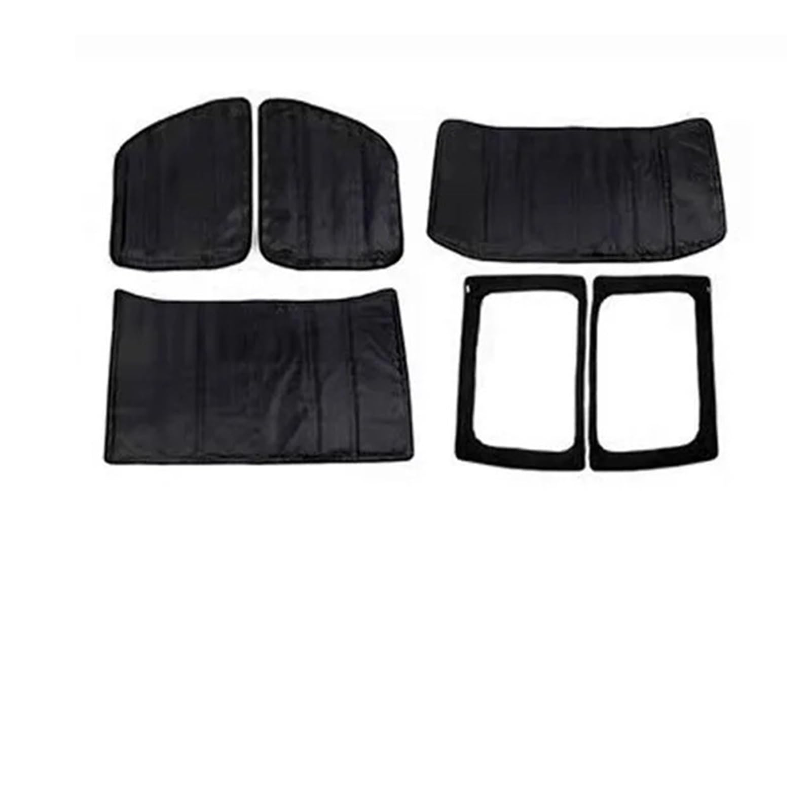 Sound Heat Insulation Pad, for Jeep, for Wrangler JK 12-17 JL 18-21 2/4 Doors Hardtop Rear Window Ceiling Roof Heat Insulation Cotton Car Engine Heat Shield Mat(6PCS JL 4-door)