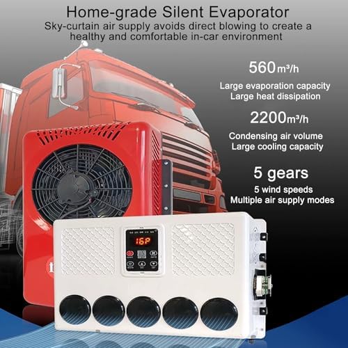 Universal 12V Portable Air Conditioner – 8000BTU Cooling Power for Trucks, RVs, Buses & Campers – Dual Package for Enhanced Convenience & Performance