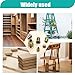 Taiss 170PCS Threaded Inserts Nuts,6 Sizes Wood Threaded Insert Kit,Furniture Screw in Nut Wood Inserts M4/M5/M6/M8 Threaded Inserts for Wood,Hex Socket Drive Screw Inserts for Wood Furniture,Cabinet