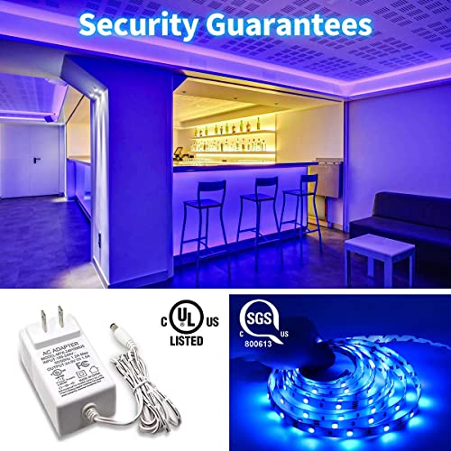 Tira de luces LED RGB 10 metros con control remoto miniatura 5