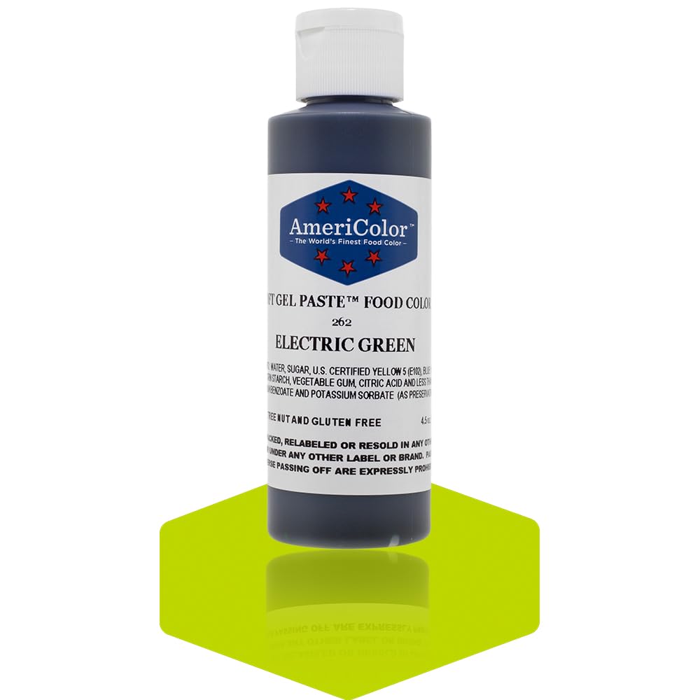 Americolor Soft Gel Paste 4.5 oz. - Electric Green