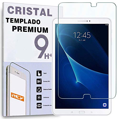 REY Protector de Pantalla para Samsung Galaxy Tab A6 T580 2016 10.1' - Tab A T-585, Cristal Vidrio...