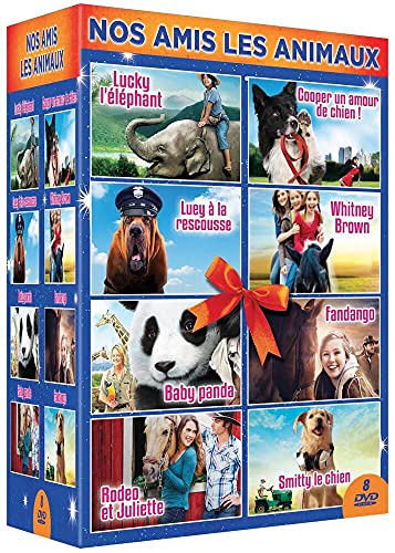 NOS AMIS LES ANIMAUX (LUCKY L'ELEPHANT - COOPER UN AMOUR DE CHIEN - LUEY A LA RESCOUSSE - WHITNEY BROWN - BABY PANDA - FANDANGO - RODEO ET JULIETTE - SMITTY LE CHIEN)