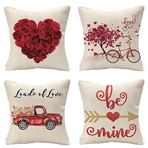 Couvre-oreillers Saint Valentin 18x18 : exprimez votre amour à travers votre décoration de maison