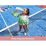 26 oz Insulated Water Bottle with 2-in-1 Straw and Spout Lid, Keep Cold 24H, Leak-Proof, Fits in Car Cup Holder, Stainless Steel Water Bottle for Sports, Travel, and School (Cotton Candy) - Image 2