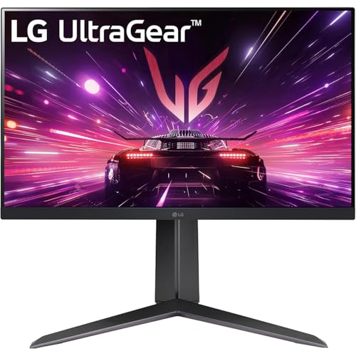 LG Ultragear 24GS65F, 24 inch (60.96 cm), IPS, Full HD 1920 X 1080, 180Hz, Black, 1ms, HDR 10, NVIDIA G-Sync Compatible, AMD FreeSync, Height/Pivot/Tilt...