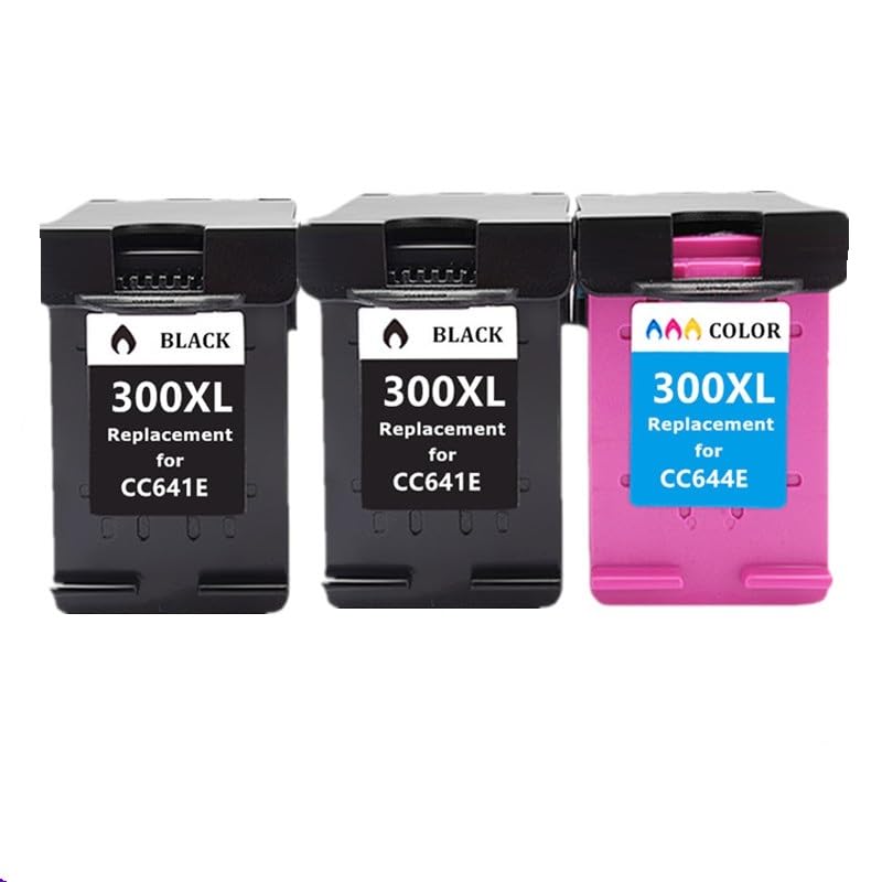 Cartuchos de Tinta de Repuesto 300XL for HP300 XL For D esjet F4280 F4580 D2560 D2660 D5560 E nvy 100 110 120 Photosmart C4680(2bk and 1color)