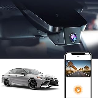 Fitcamx 4K Dash Cam Suitable for Toyota Camry 2021 2022 2023 LE L XLE TRD XSE SE Hybrid (Gen8,XV70), Integrated OEM Look, 2160P UHD Video WiFi, Loop Recording, G-Sensor, Easy to Use, 64GB Card