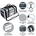 Airline Approved Pet Carrier, Large Soft Sided Pet Travel TSA Carrier 4 Sides Expandable Cat Collapsible Carriers with Removable Fleece Pad and Pockets for Cats Dogs and Small Animals