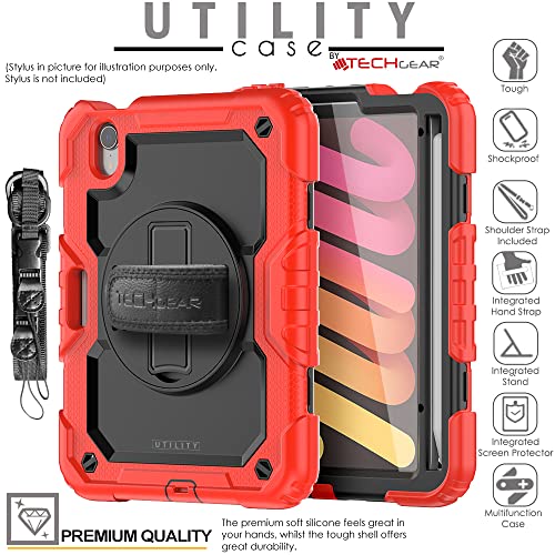 TECHGEAR UTILITY Case for iPad Mini 7/6, Mini 7th / 6th Generation 8.3" 2024/2021 - Image 2