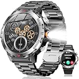 スマートウォッチ【2025アップグレード 軍用規格】