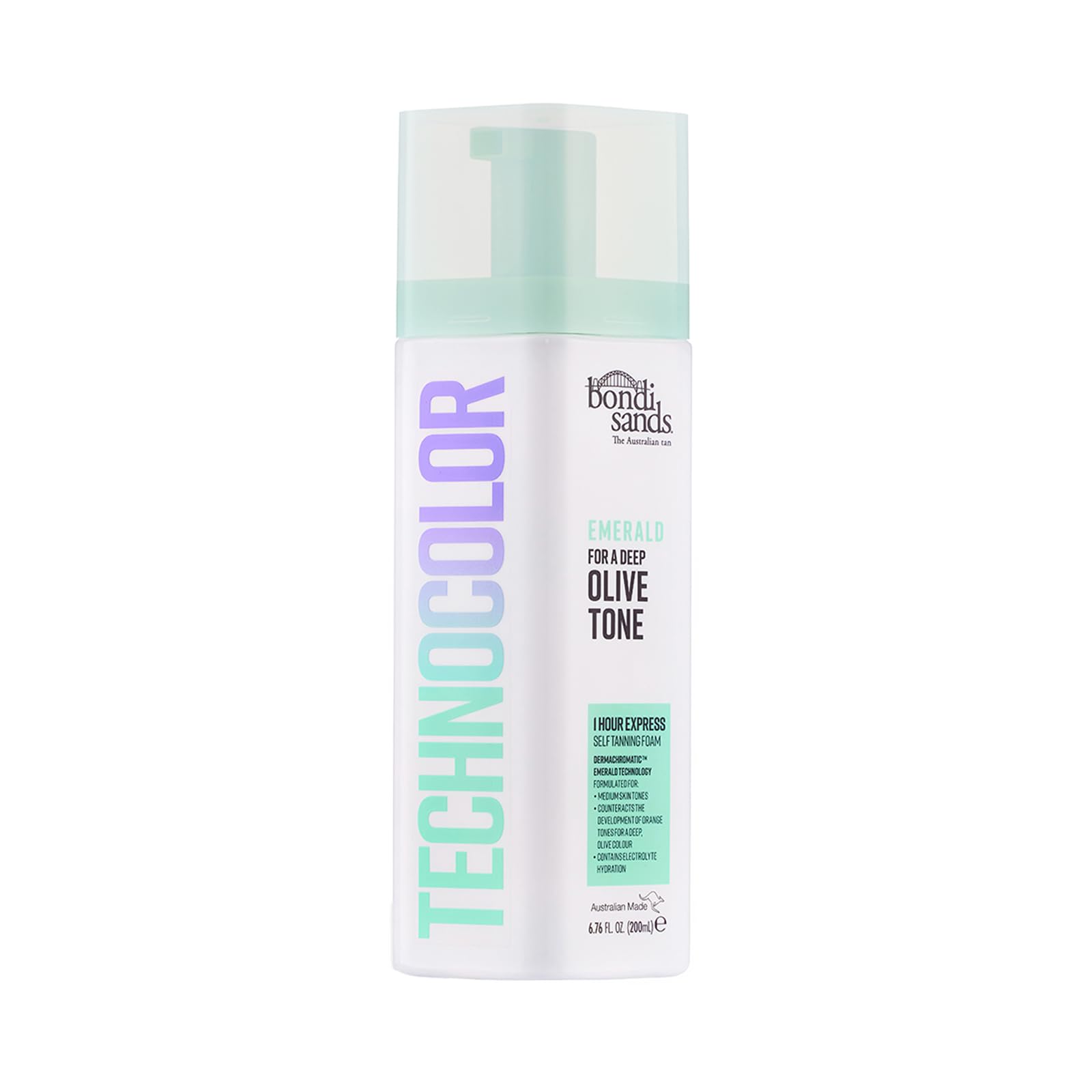 Bondi Sands Self Tanning Foam 1 Hour Express – Selbstbräuner Mousse Für Schnelle Streifenfreie Bräune, Flexible Intensität, Pflegend, Einfach Aufzutragen, 200 ml