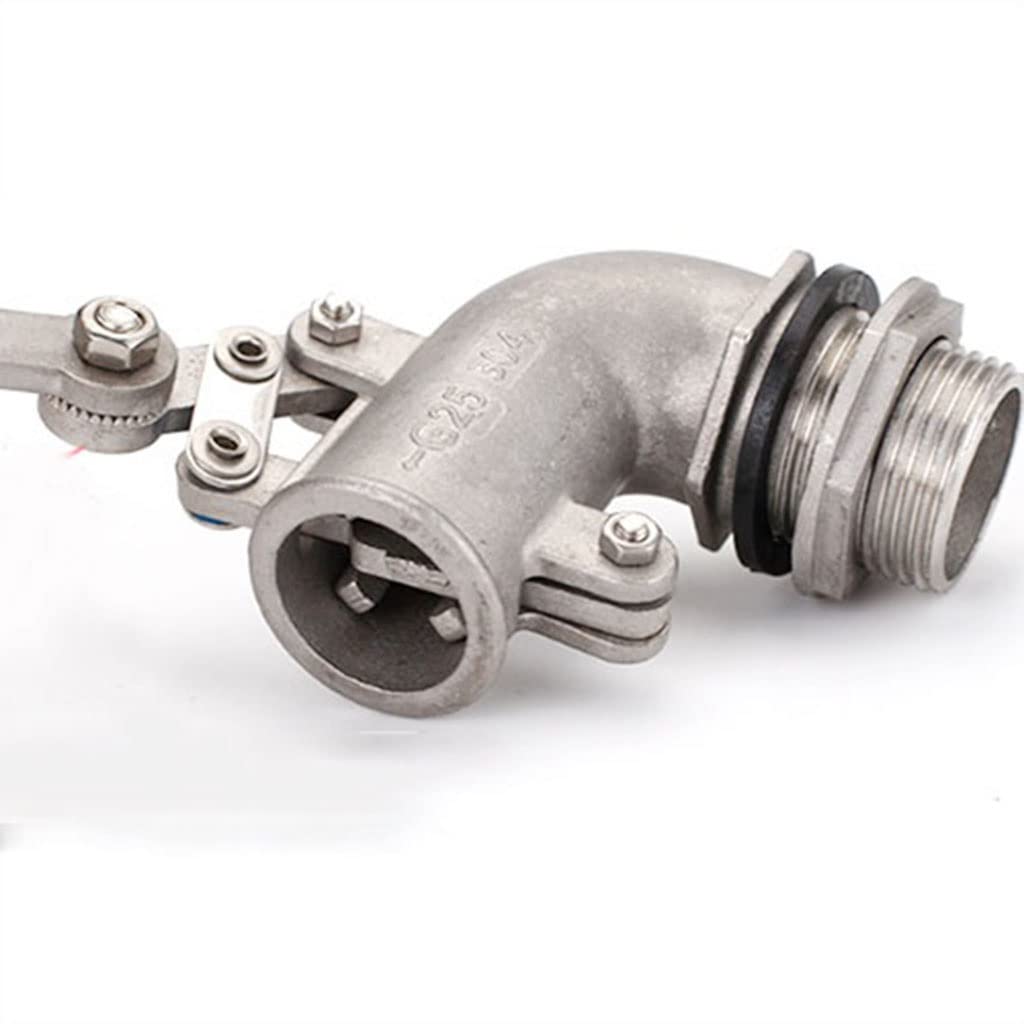 Válvula de bola flotador para depósito de agua, Válvula de flotador for tanque de agua fría y caliente, controlador de nivel de agua de alta temperatura, válvulas de inodoro de acero inoxidable SS(L T