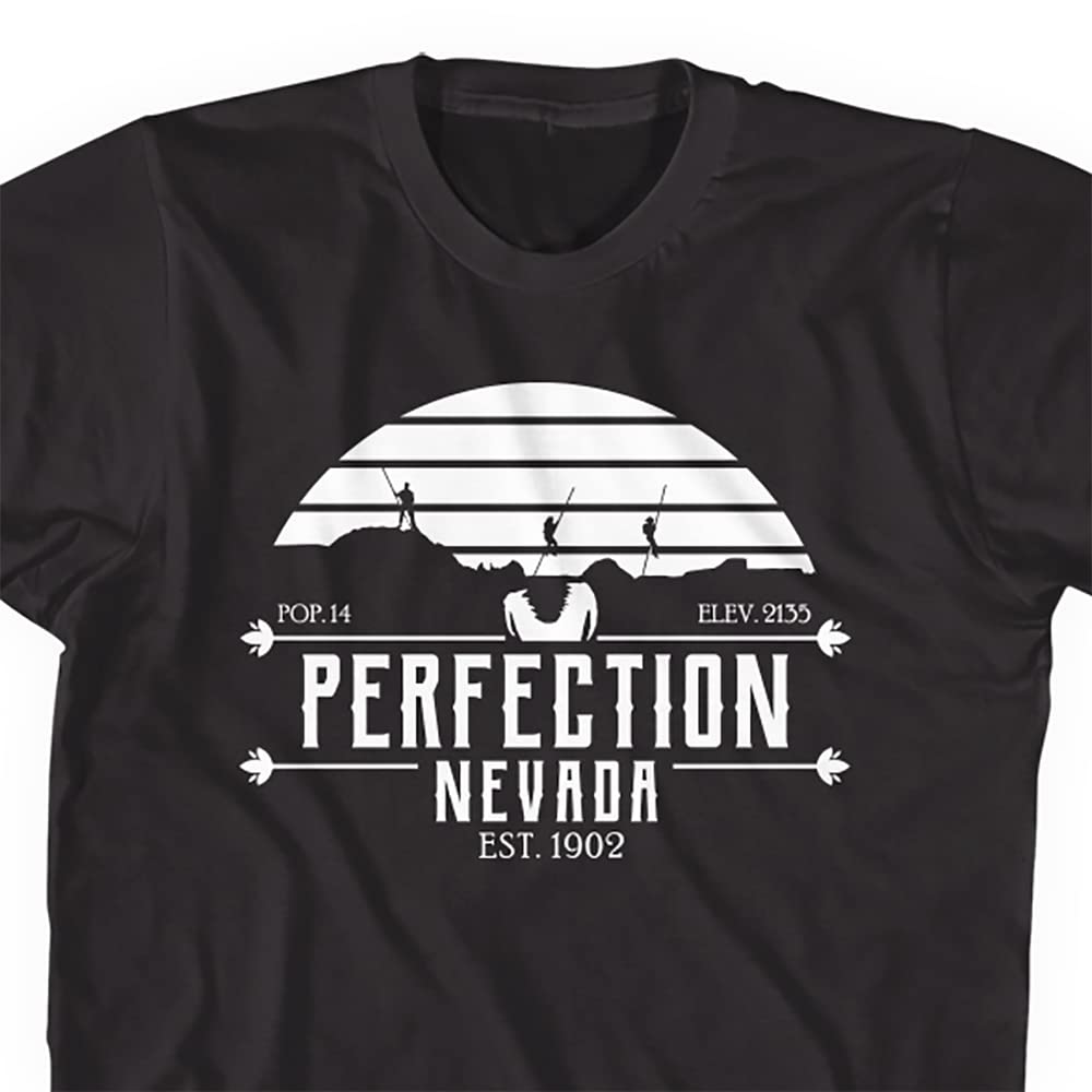 Retro Horror Tees - Tremors Movie Shirt City of Perfection 90s Movies Tshirts Kevin Bacon Western Movie Gift