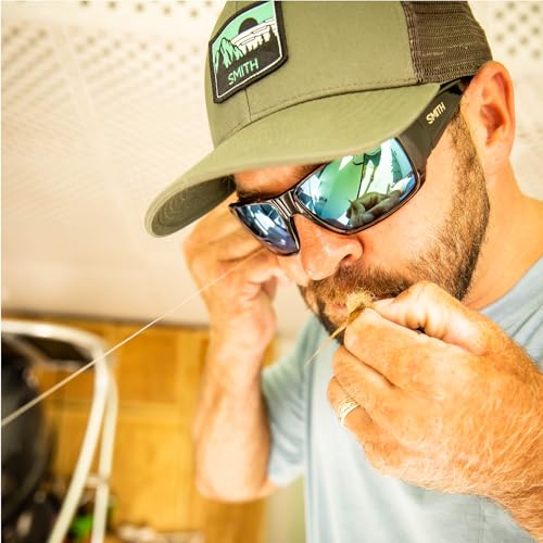Image of SMITH Guide's Choice Fishing Sunglasses with ChromaPop Polarized Lenses & Large Frame - Performance Eyewear for Water Sports
