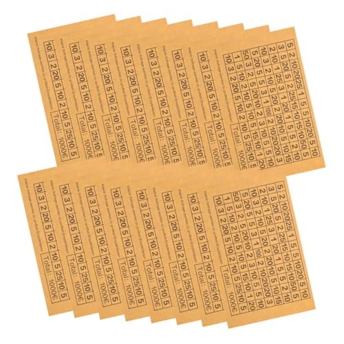 PLAFOPE 50Pcs Money Saving Challenge Chart for Piggy Bank Cash Box Effortless Organization Accurate Tracking of