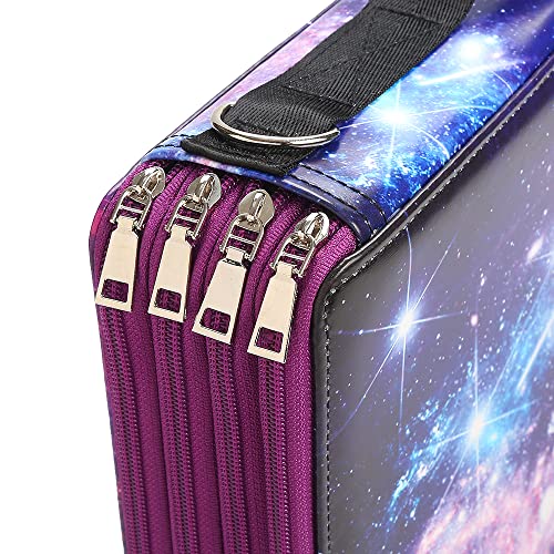 Lbxgap Portable Colored 384 Slots Pencil Case Organizer With Printing Pattern For Prismacolor Watercolor Pencils, Crayola Colored Pencils, Marco Pencils #TOP4