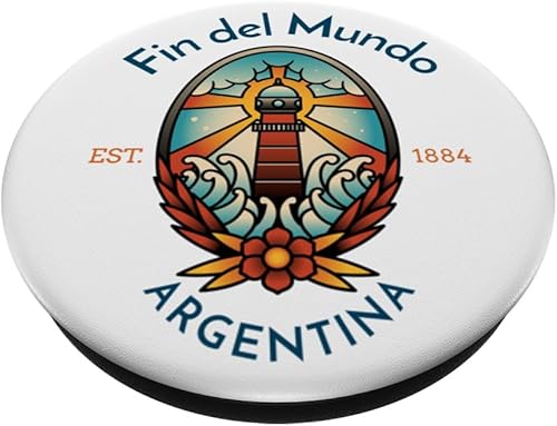 Miniatura 2 de Fin del Mundo Lighthouse Argentina PopSockets Standard PopGrip