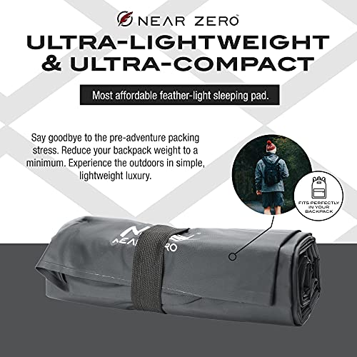 Near-Zero 3 Person Ultra-Lightweight Tent, 3P Footprint Ground Tarp, Ultralight Sleeping Pad, Ultra Lightweight Camping Pillow #TOP5