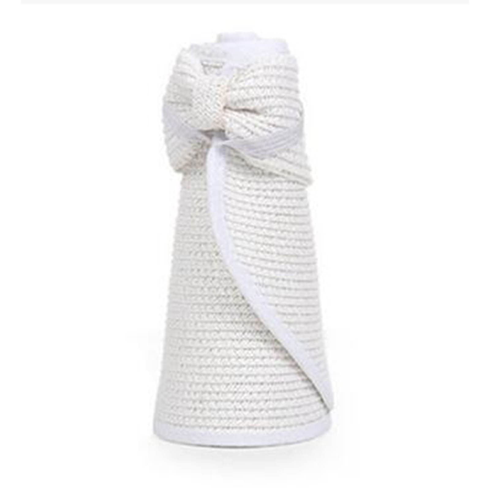 Cappello da sole da donna Cappelli con visiera parasole da donna Visiere di paglia a tesa larga da donna Visiere da spiaggia pieghevoli da donna Sole da donna alla moda ombra ( Color : Weiß , Size : T