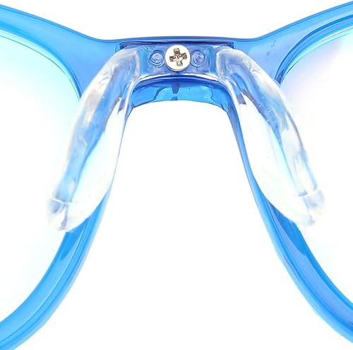 Miniatura 9 de Almohadillas para la nariz para gafas, 4 unidades, en forma de U, almohadillas de nariz atornilladas, correa para gafas, puente de silla,