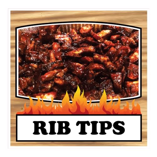 Custom Food Truck Decals Ribs Tips Food And Beverage Concession Concession Si...