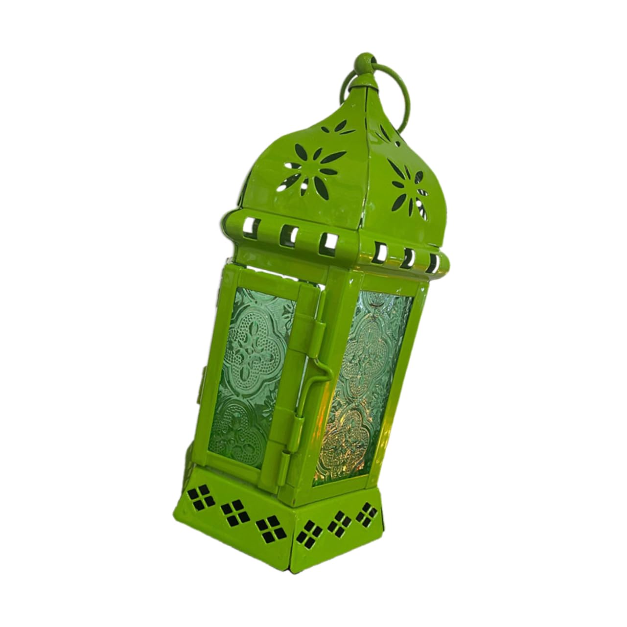 Artibetter 1pc Moroccan Wrought Iron Candlestick Iron Lantern Garden Hanging Lantern Hanging Candle Holder Decorative Lanterns Outdoor Lantern Iron Art Candle Holder European Style Morocco