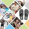 riemot Flip Flops Men's Thongs Sandals, Comfort Lightweight Thong with Arch Support Shoes Summer Outdoor Beach Pool Sandal, Non-Slip Walking Slippers,Grey UK 9/EU43 #5