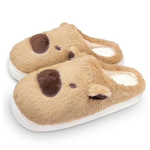 Juvanovo Zapatillas Casa Capybara, Zapatillas de Estar por casa Capybara, Zapatillas de Casa Capibara, Invierno Pantuflas Capibara, Cálido Antideslizantes para Interior Exterior