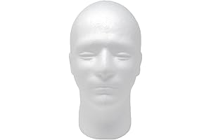 Inc. Male Styrofoam Foam Mannequin wig Head 11"