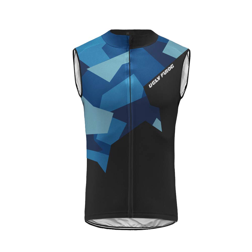 UGLY FROG MUEN10 Estate Uomini Sport all'Aria Aperta Usura Gilet Ciclismo Maglia Bicicletta Abbigliamento Bici Senza Maniche Magliette Triathlon Wear