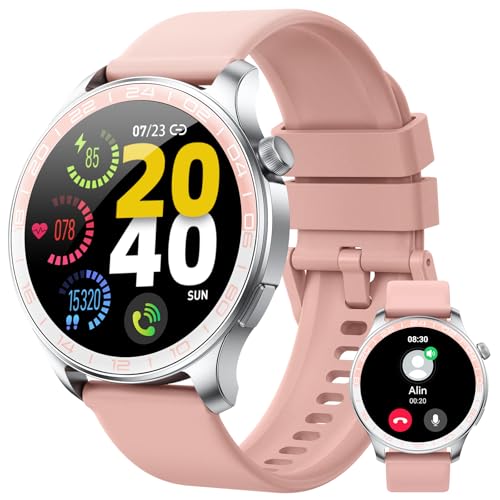 Fempoin Smart Watch for Women Answer/Make Calls, 40mm AMOLED Smartwatch, IP68 Waterproof and 110+ Sport Modes Fitness Watch with Heart Rate/Sleep/SpO2 Monitor, Watch for Android iOS Phones compatible Fempoin Smart Watch for Women Answer/Make Calls, 40mm AMOLED Smartwatch, IP68 Waterproof and 110+ Sport Modes Fitness Watch with Heart Rate/Sleep/SpO2 Monitor, Watch for Android iOS Phones compatible