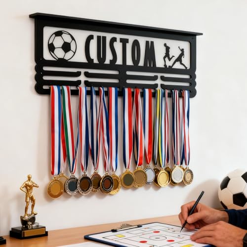 Étagère de trophée ruban pour salon, l'accessoire mural idéal pour vos exploits de course