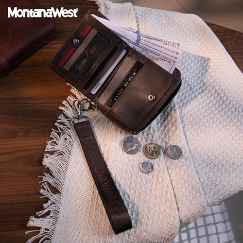 Image of Montana West Small Wallet Woman with a Detachable Wristlet Women's Wallet with Rfid Blocking Lining Minimalist Lightweight & Easy to Carry