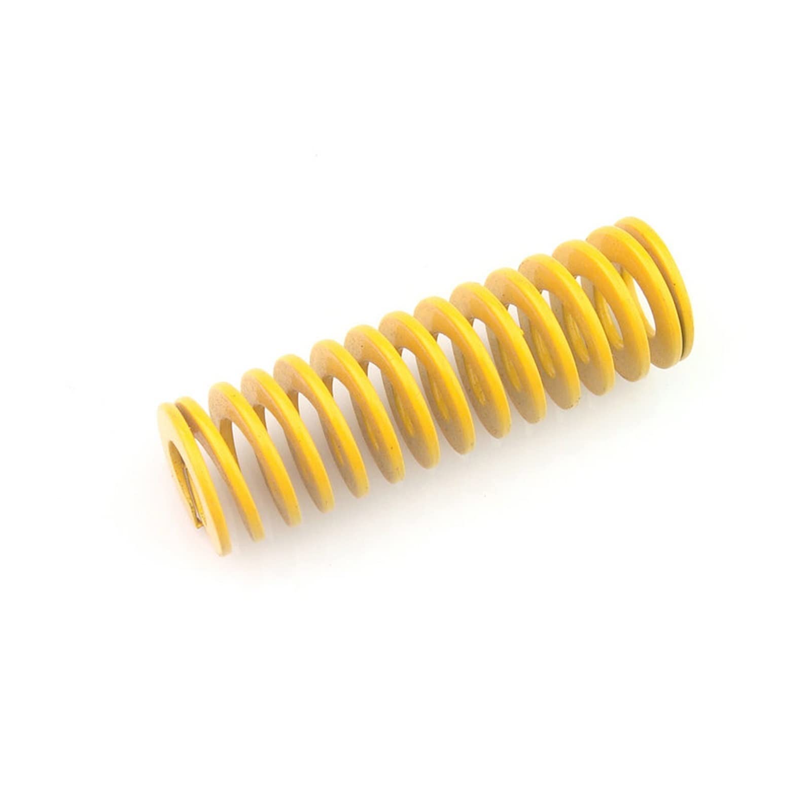Primavera de flexibilidad de alta tracción PC 1 Molde compresión primavera diámetro exterior de 35 mm carga amarilla de luz espiral estampado de espiral Diámetro interior 17.5mm de longitud 30-300mm