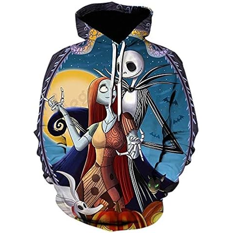 Autumn Night Nightmare Before Christmas Jack Skinton Hoodie 3D Printing Fashion Unisex Clothing Hoodie Sweatshirt Cover