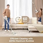 DREAME R10 Pure Cordless Vacuum Cleaner, Stick Vacuum Cleaner for Home, 120AW Powerful Suction, Anti-Tangle, LED Headlights, Up to 60 Mins Runtime, Lightweight for Carpet, Hard Floor, Pet Hair