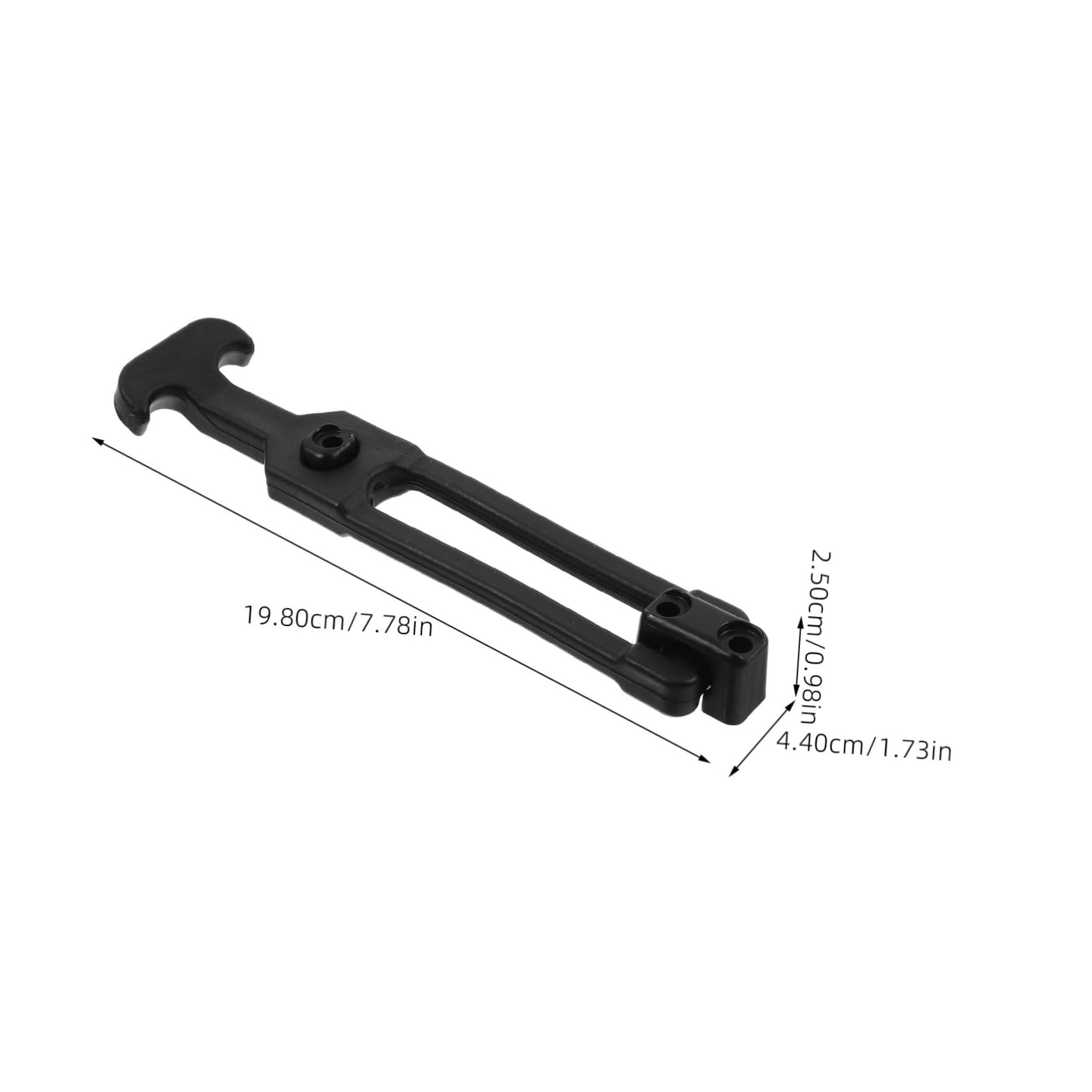 NULYLU 2 Pcs T-Handle Pull Flexible Draw Latches Elastic Toolbox Latches Lock Portafilter Elastic Draw Latches Toolbox Hasp T-Handle Toolbox Catch T-Handle Draw Latches Rubber Black