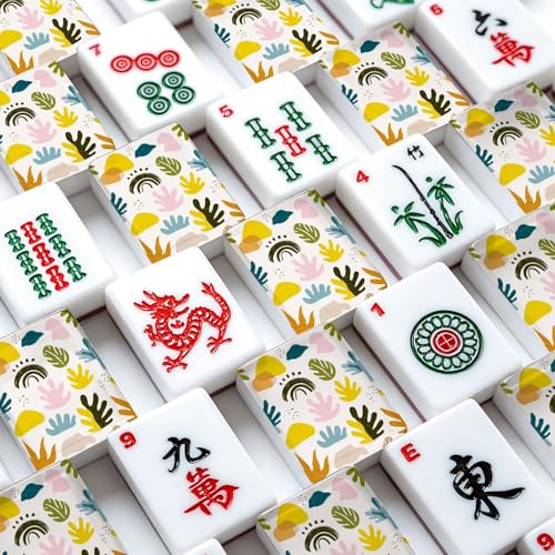 Juego de Mesa American Mahjong Set de 166 Fichas Acrílicas miniatura 4