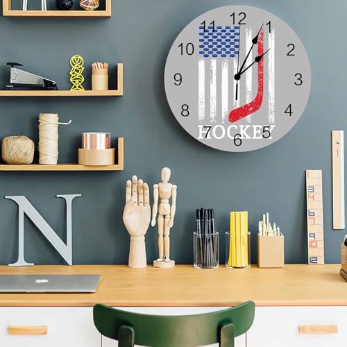 Reloj de Pared Redondo de PVC YOKOU 9.8 pulgadas miniatura 5