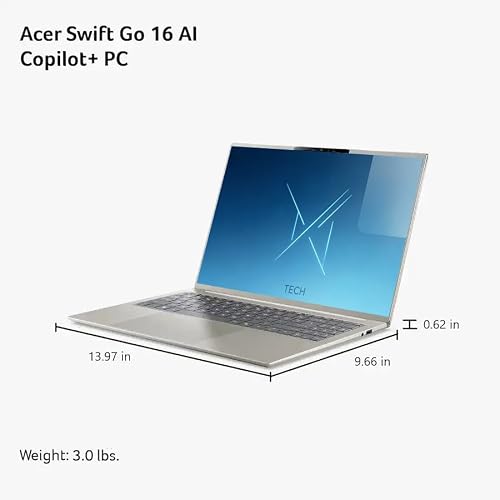 iCarp Customized Laptop Made with Acer Swift 16 AI Laptop 16" 2k OLED Touch Intel 8-core Ultra 7 355 49 Tops (>Ultra 9 288V) 32GB RAM 1TB/2TB/4TB SSD for Creator Designer Business Professional Win11 - Image 9