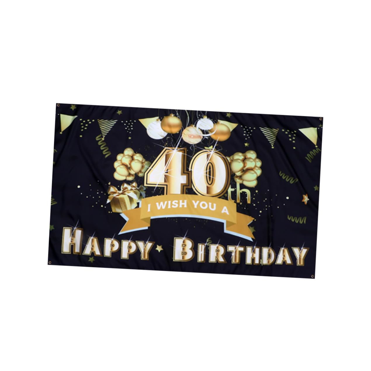 PRETYZOOM 3pezzi Banner Per Festa Di Compleanno Striscione Decorativo Per Photo Booth e Porta Anni