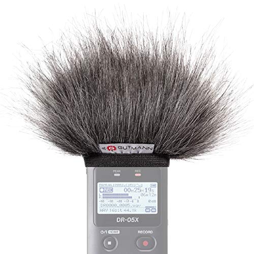 Parabrisas para Tascam DR-03 Gutmann gris que elimina el ruido de viento