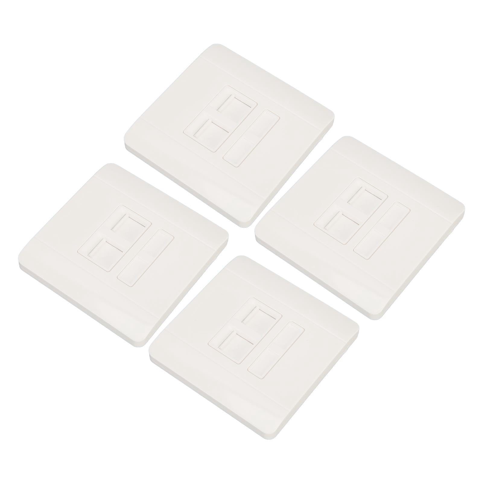 30pcs Ethernet Plaque Murale Double Ports RJ45 RJ11 Réseau Prise Murale pour le Câblage Connexion